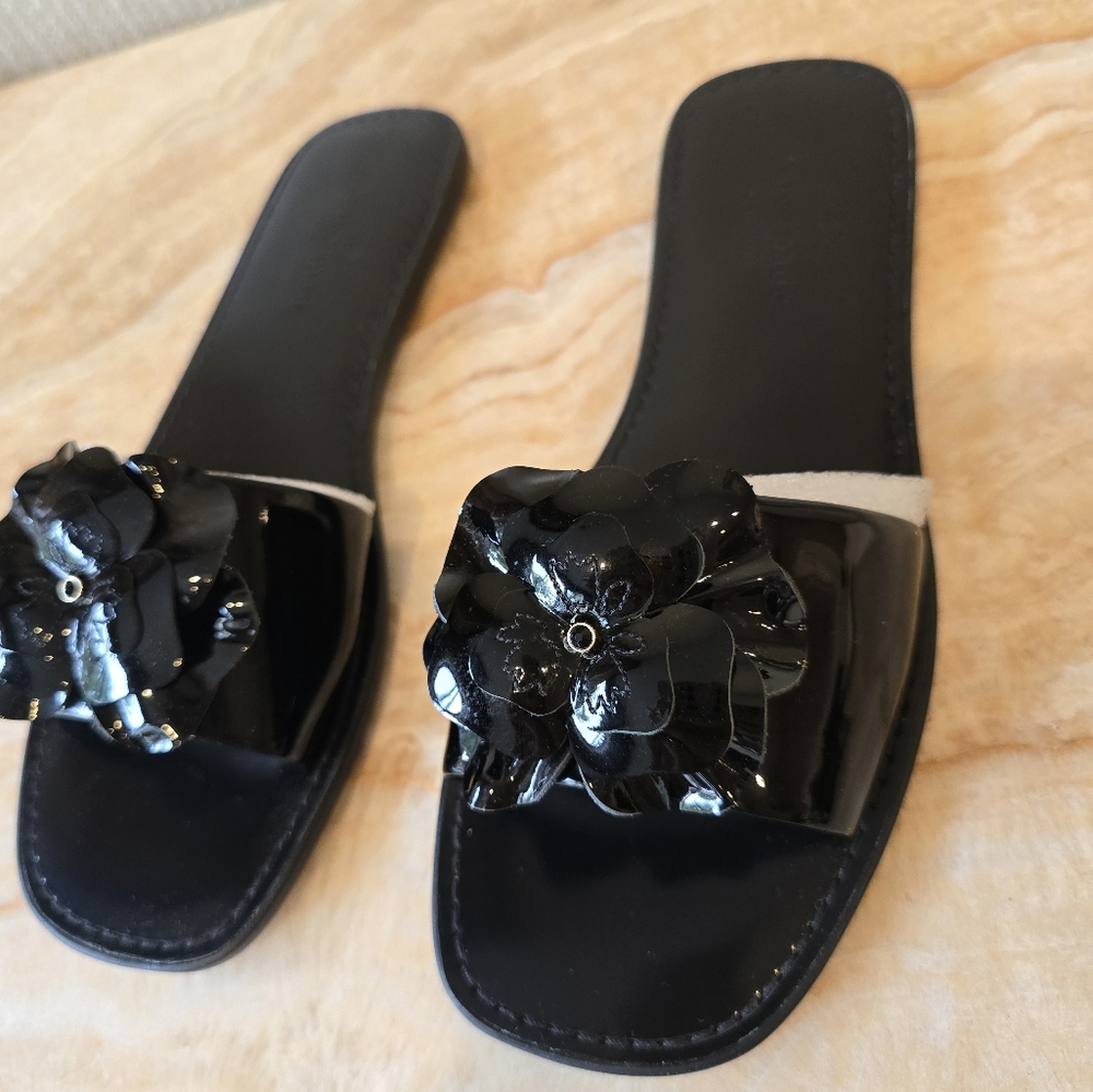 Kate Spade Santana Slide Sandal Black